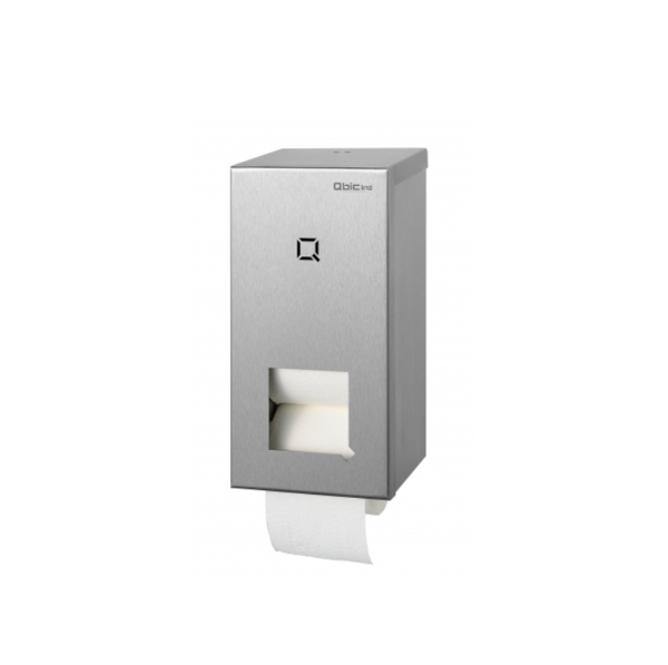 Qbic toiletrolhouder voor compactrollen, rvs